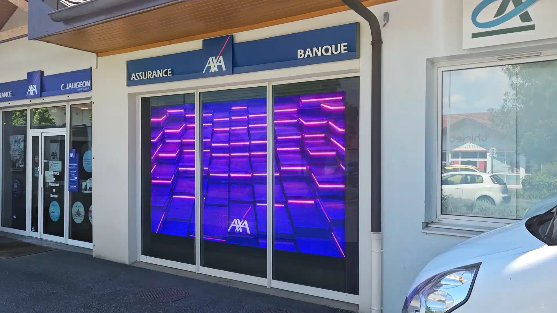 Installation vitrine